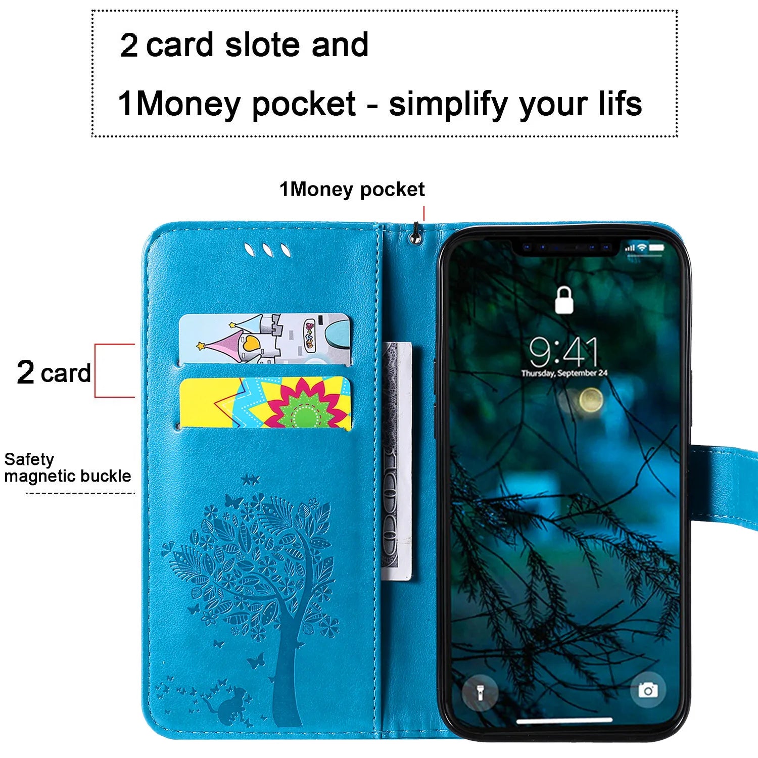 Flip Wallet Case for Pixel