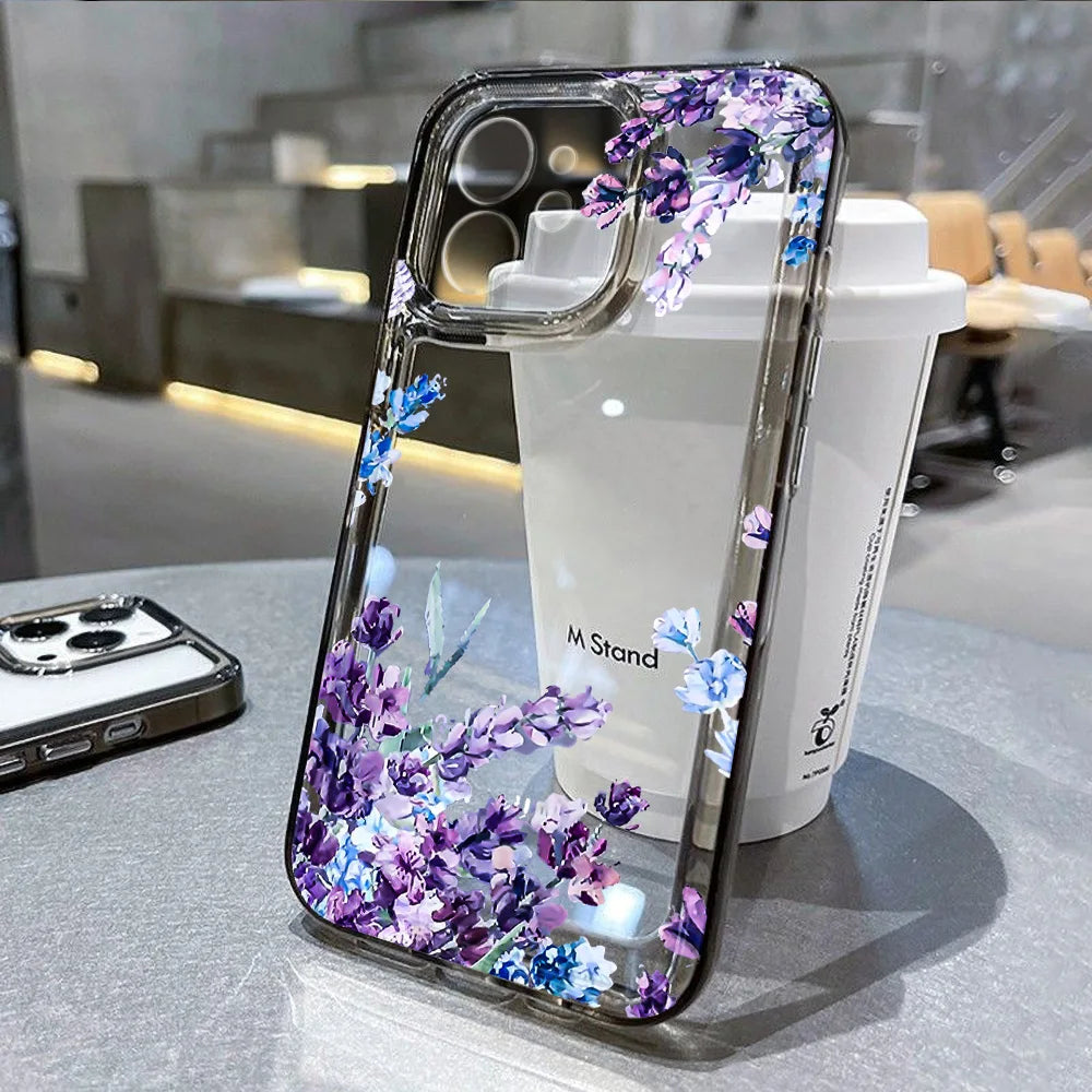 Floral Clear Silicone Case