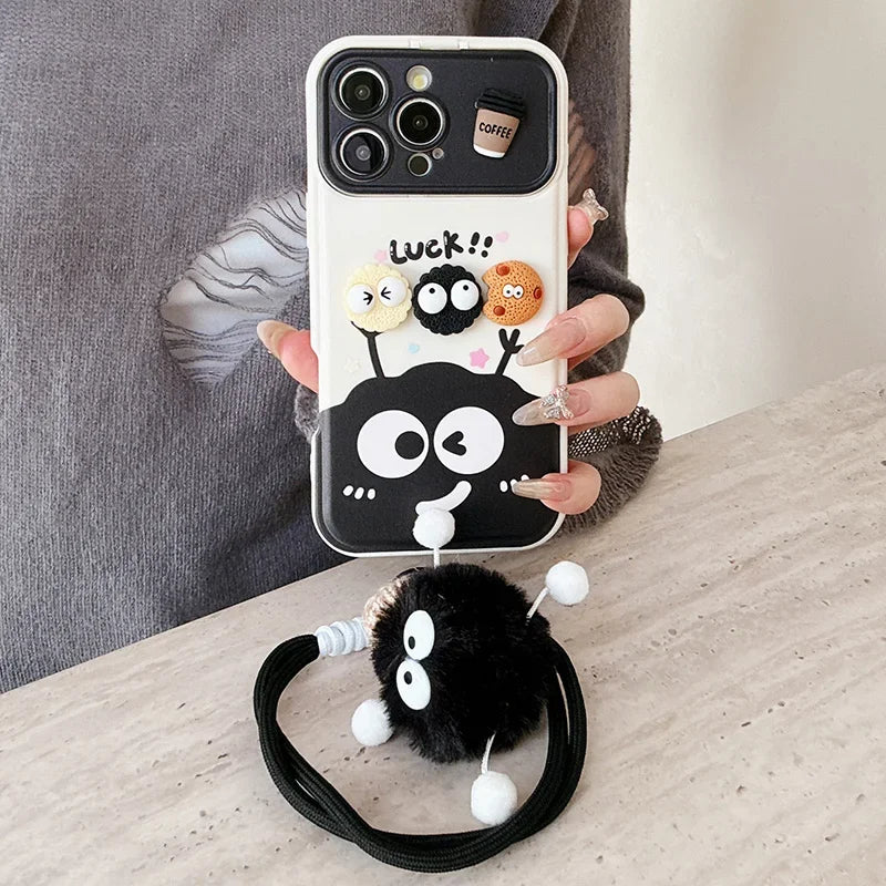Cartoon Wrist Lanyard Case