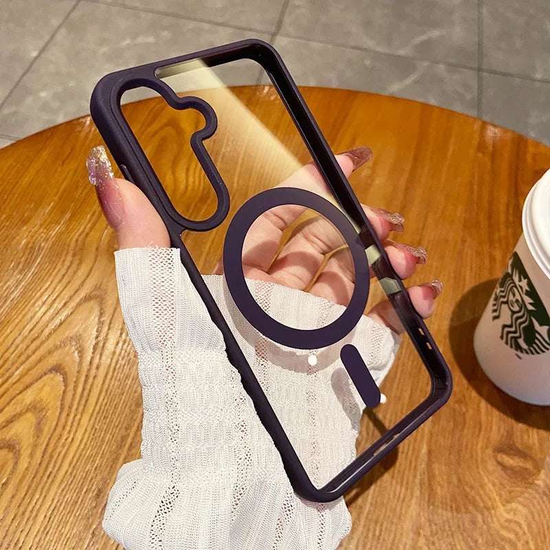Premium Clear Galaxy Case