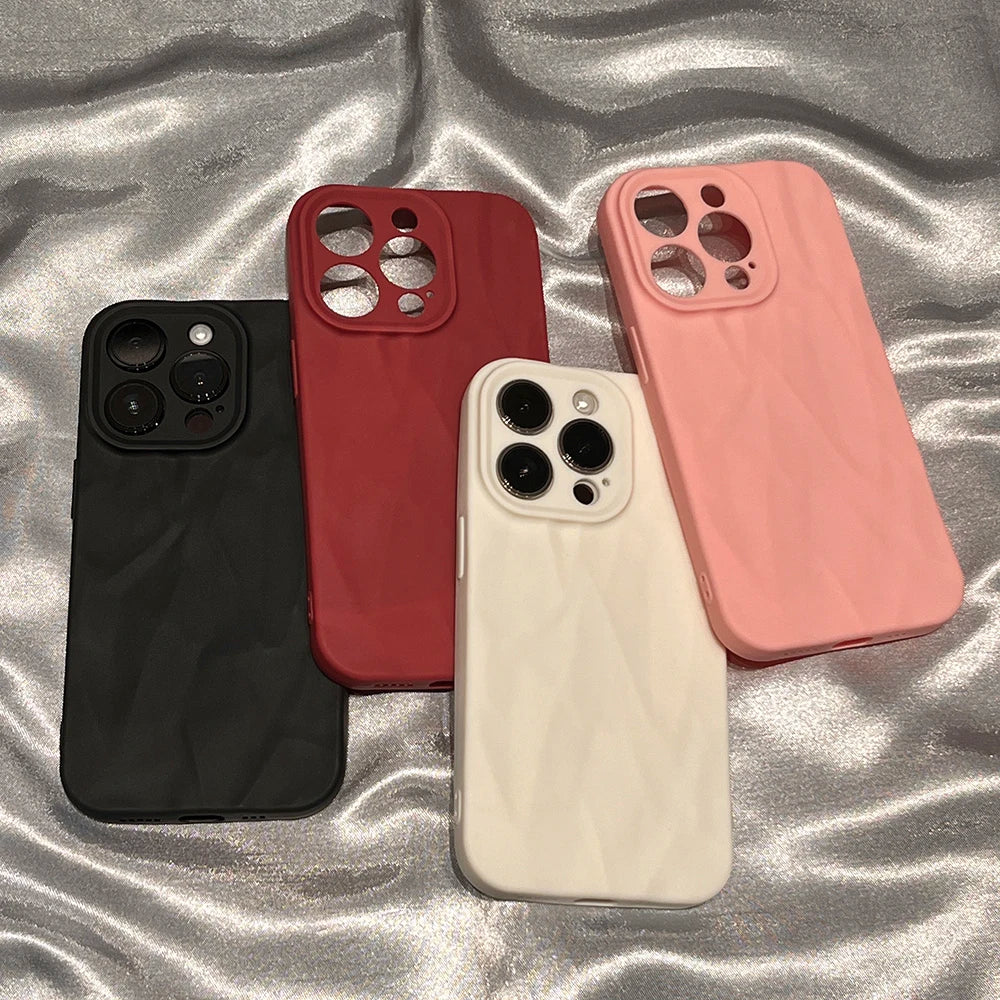 Candy Fold Pattern Silicone Case