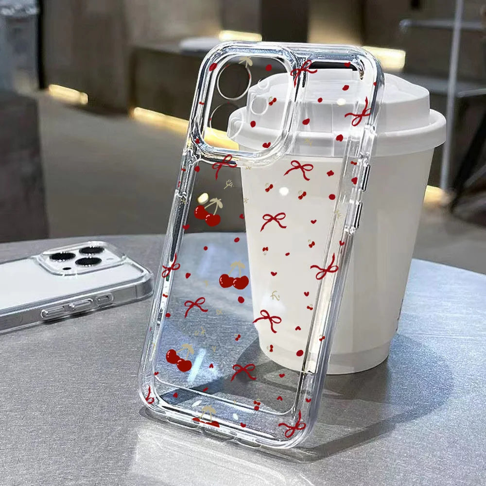 Elegant Flower Clear Case