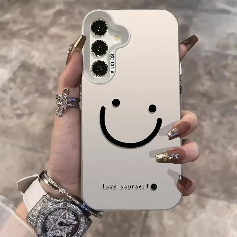 Silver Smile Cheeks Case