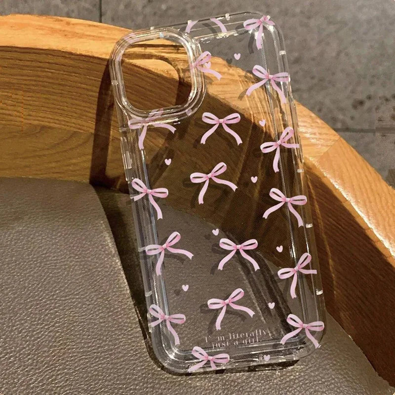 Cute Pink Bow Case