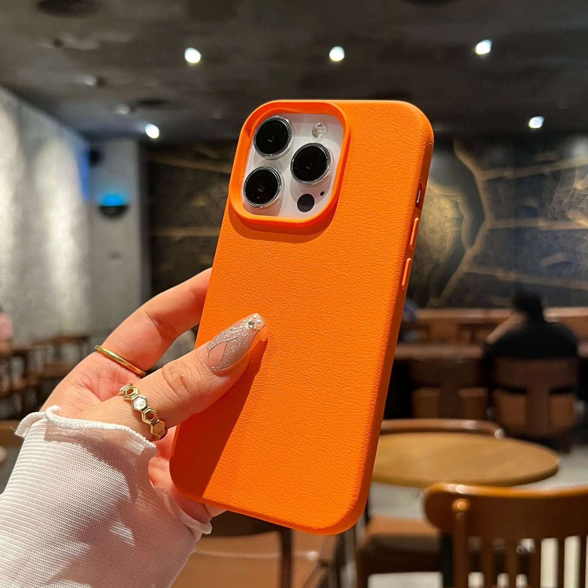 Soft Litchi Leather Pattern Case