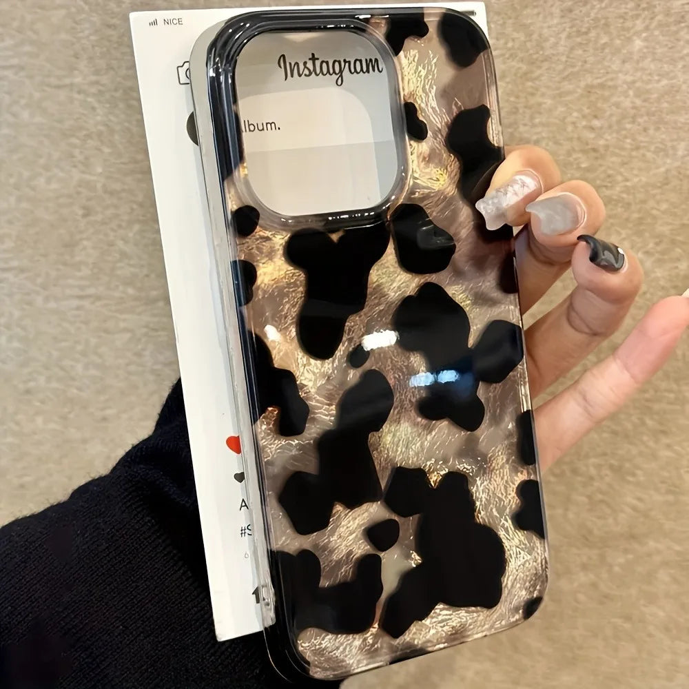 Glossy Cow Print Case