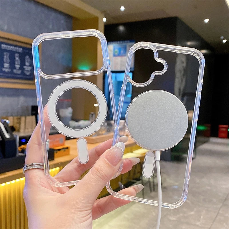 Transparent MagSafe Hard Case