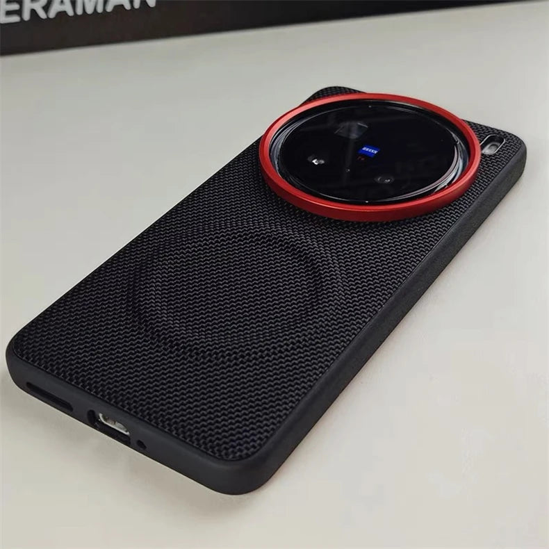 Nylon Woven Leather Case