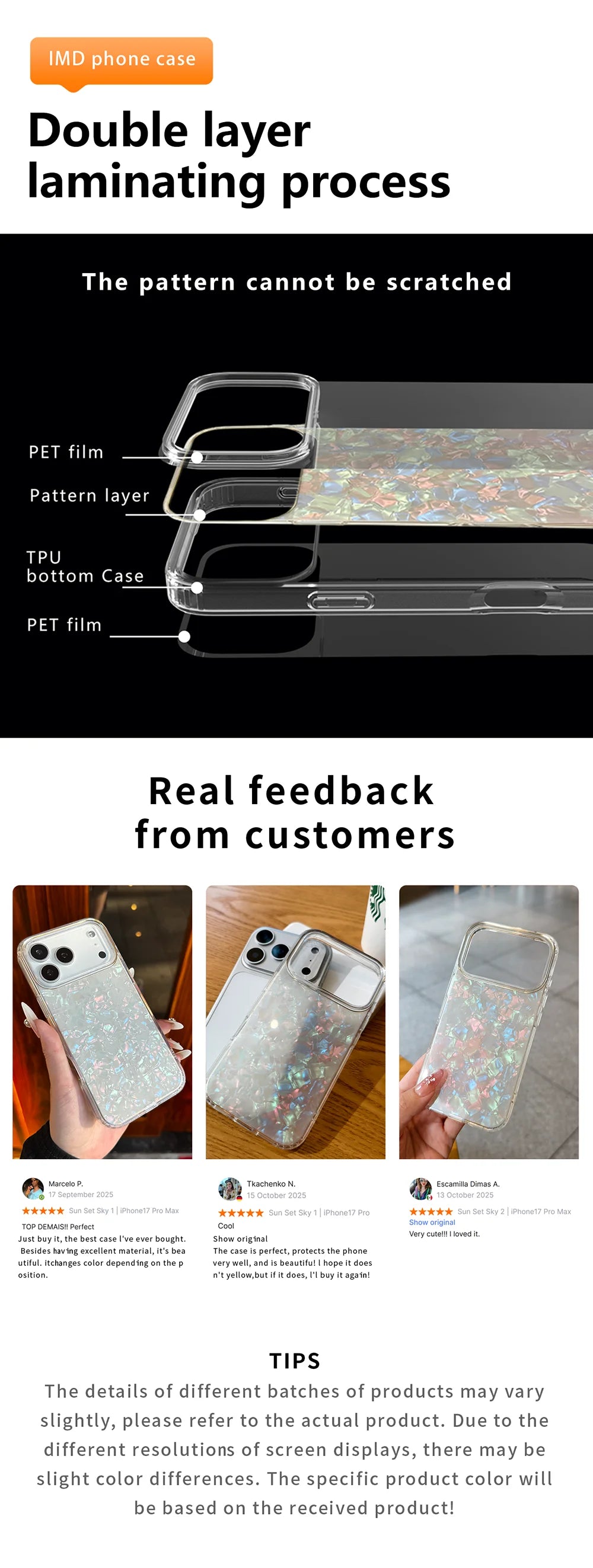 Luxury Shell Pattern Case