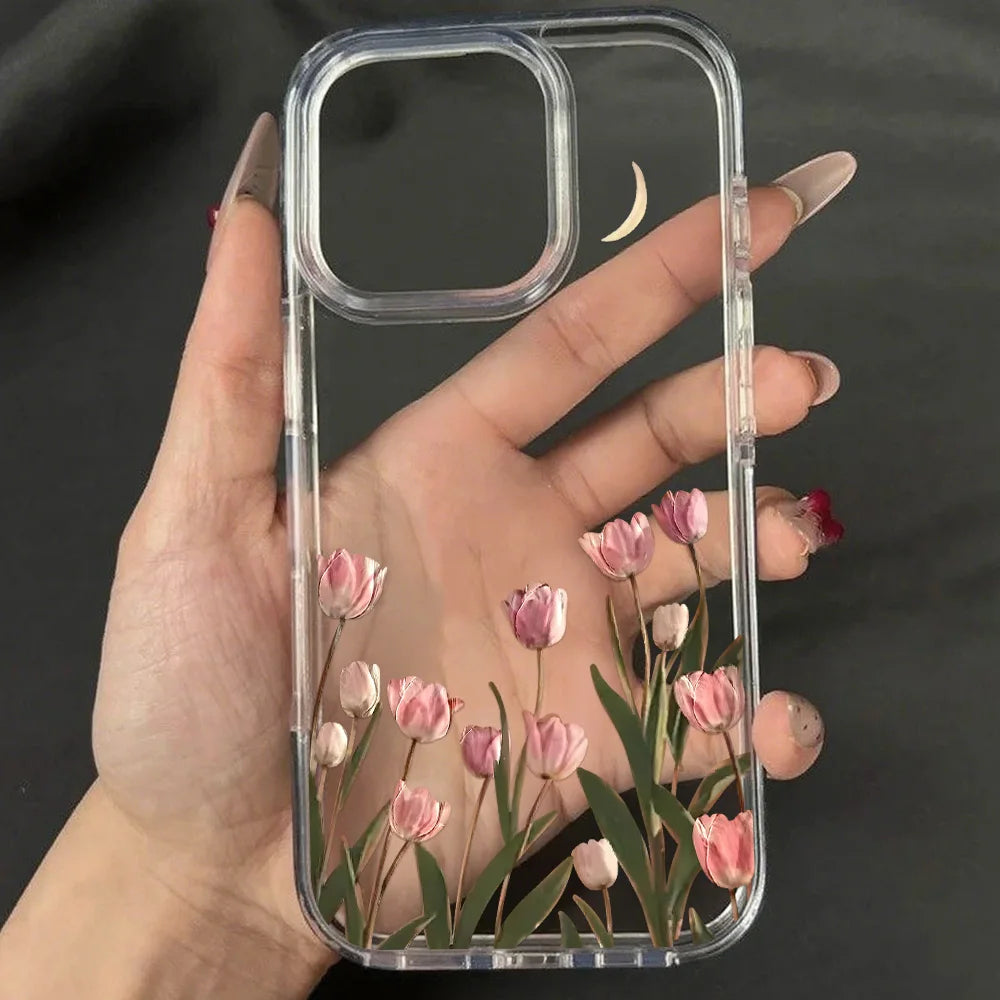 Pink Lily Floral Case