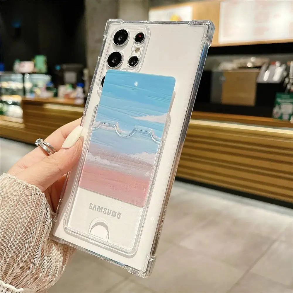 Crystal Card Holder Case