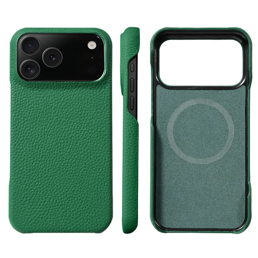 Luxury Natural Cowhide Leather Case