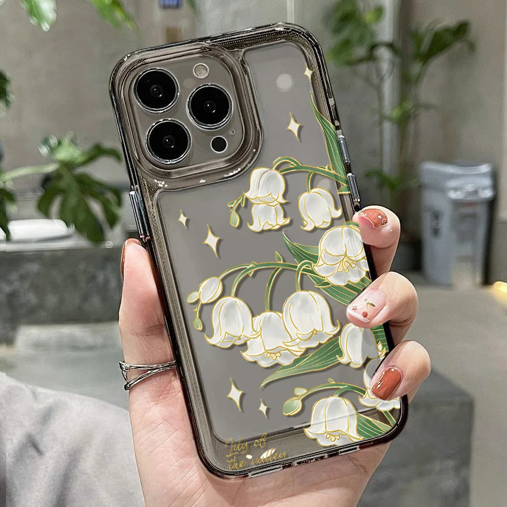 Aesthetic Flower Clear Case