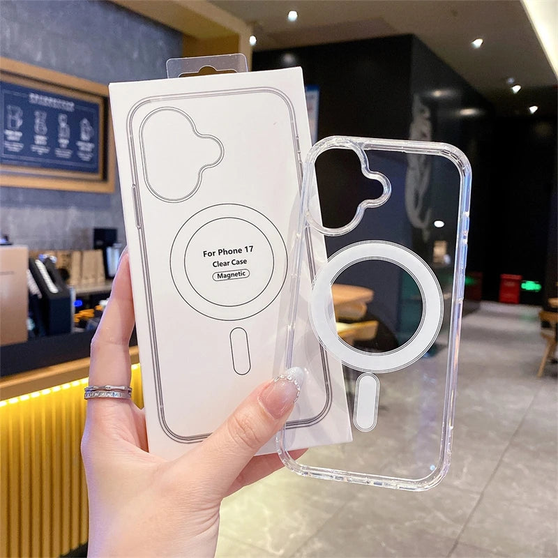 Transparent MagSafe Hard Case