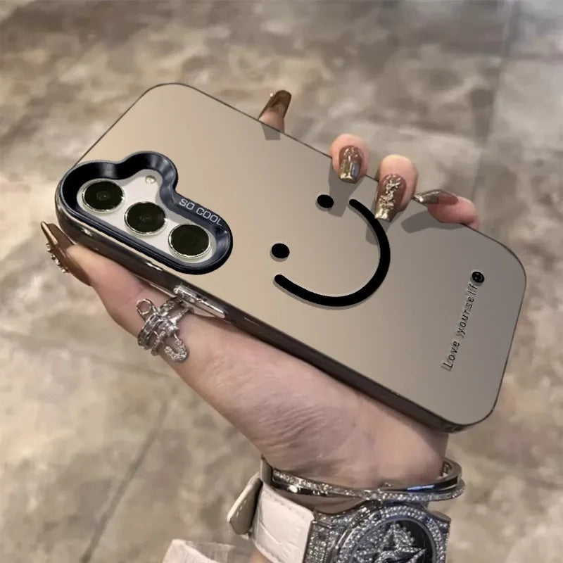 Silver Smile Cheeks Case