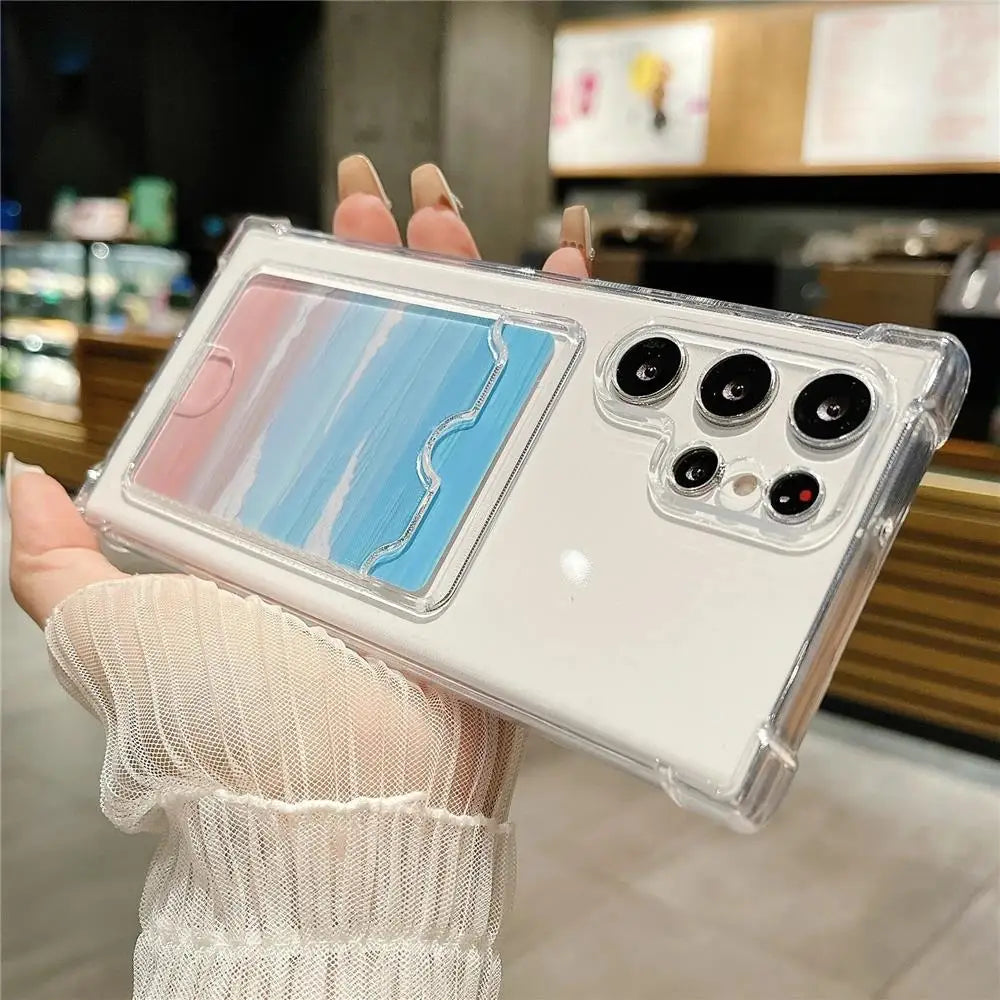 Crystal Card Holder Case