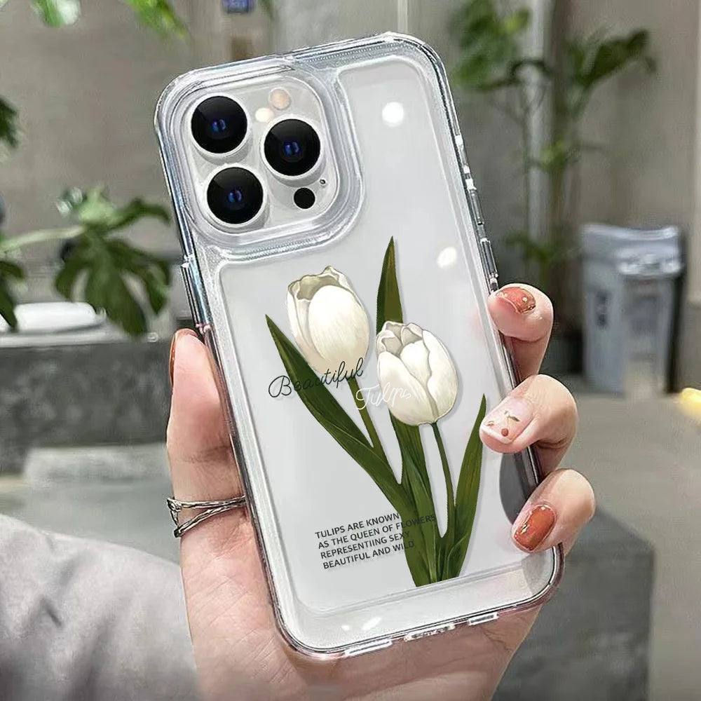 Tulip Bloom Clear Case