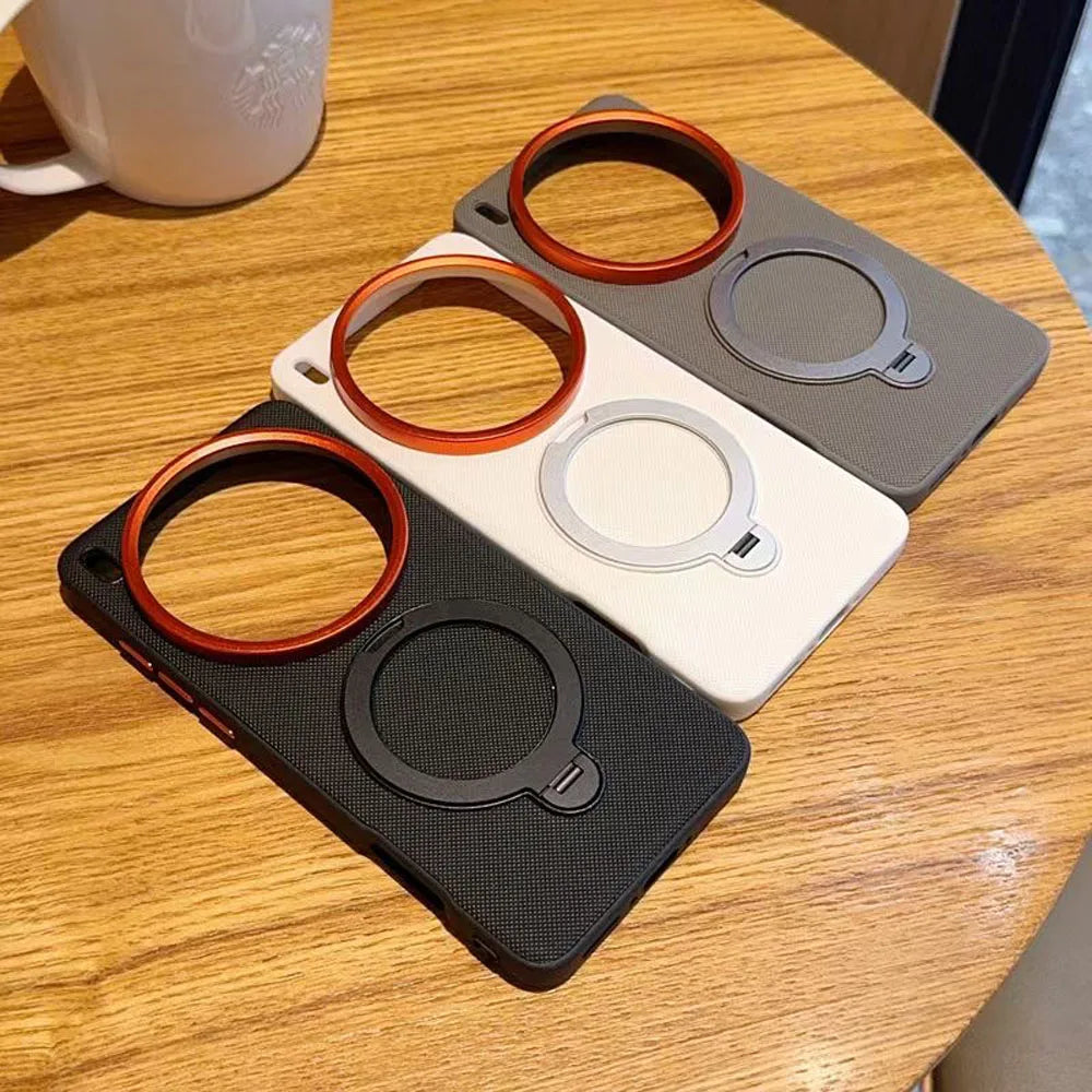 Magnetic Diamond Texture Ring Case