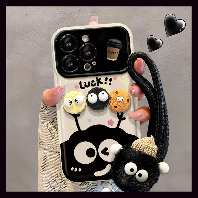 Cartoon Wrist Lanyard Case