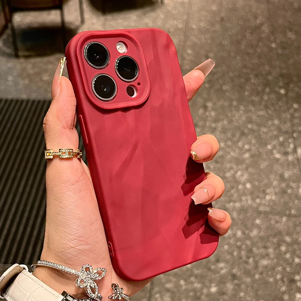 Candy Fold Pattern Silicone Case