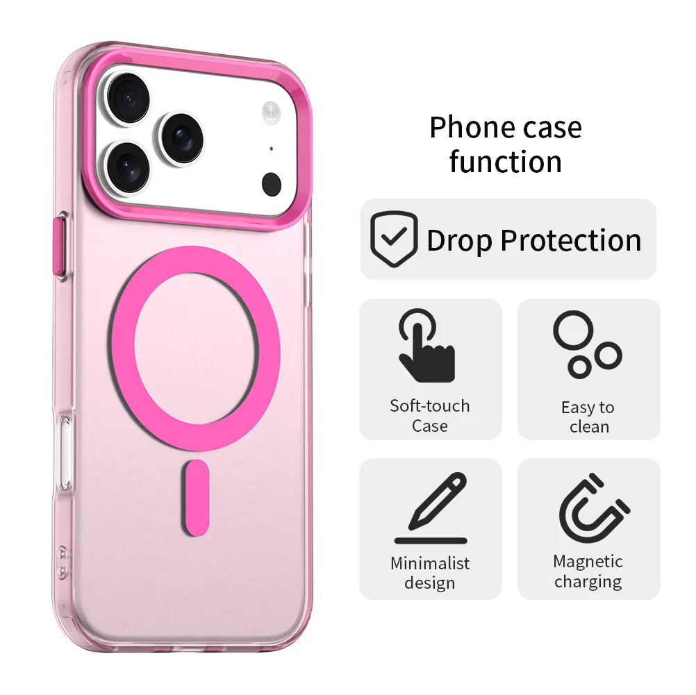 Shockproof Matte Clear Case