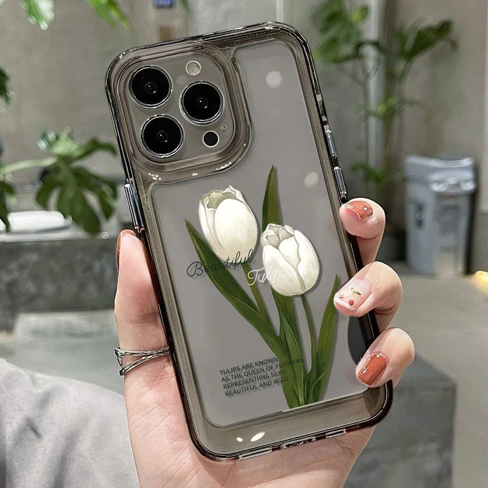 Tulip Bloom Clear Case