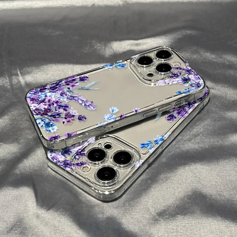 Floral Clear Silicone Case