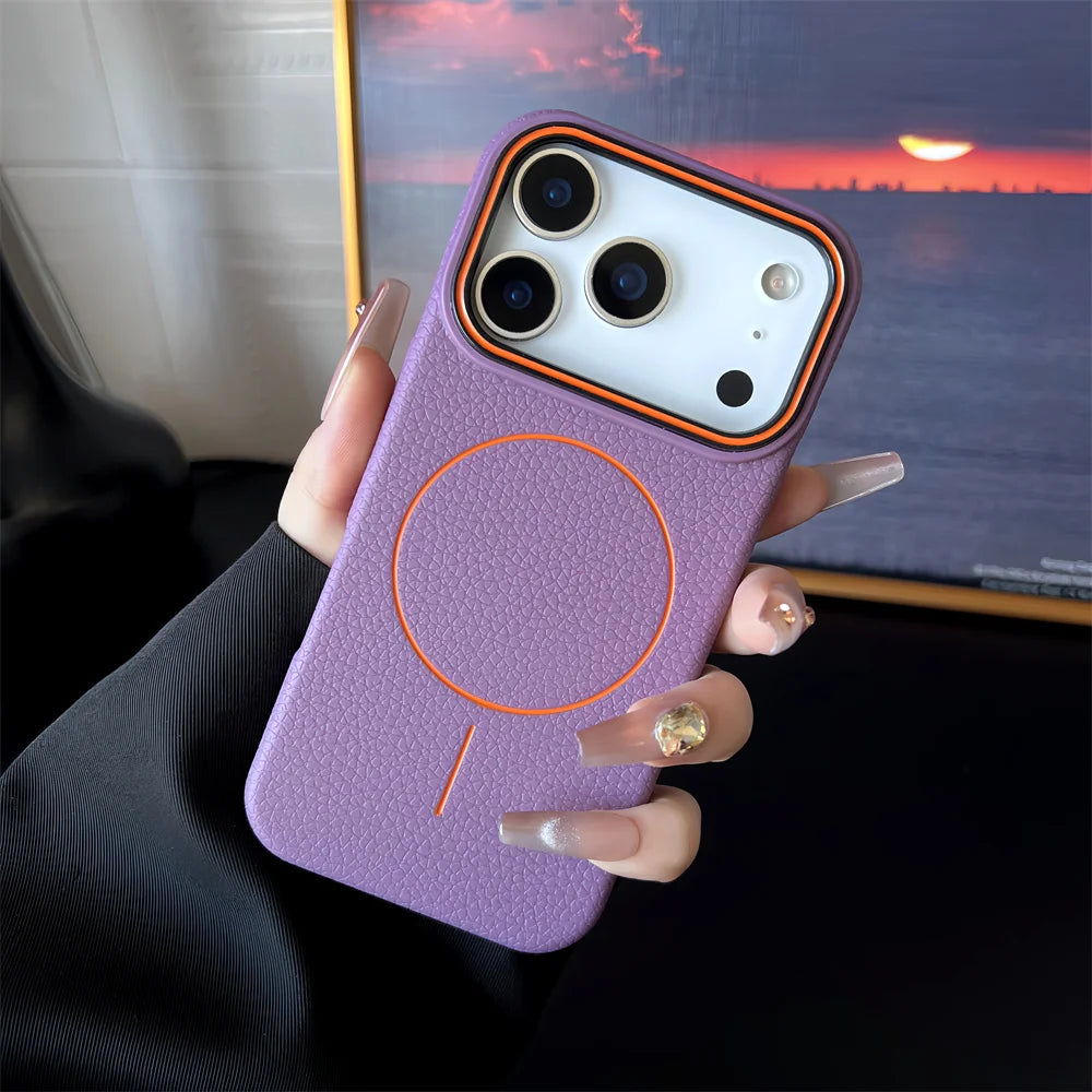 Frosted Lichee Mag Case