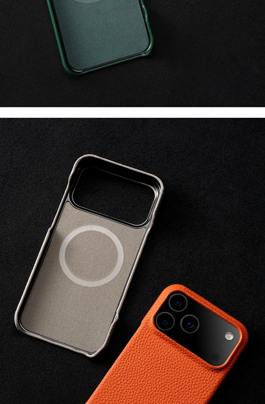 Luxury Natural Cowhide Leather Case
