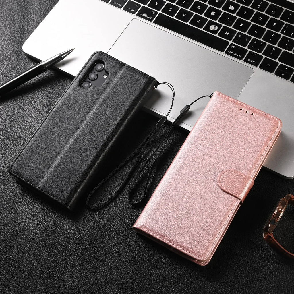 Premium Samsung Leather Wallet Case
