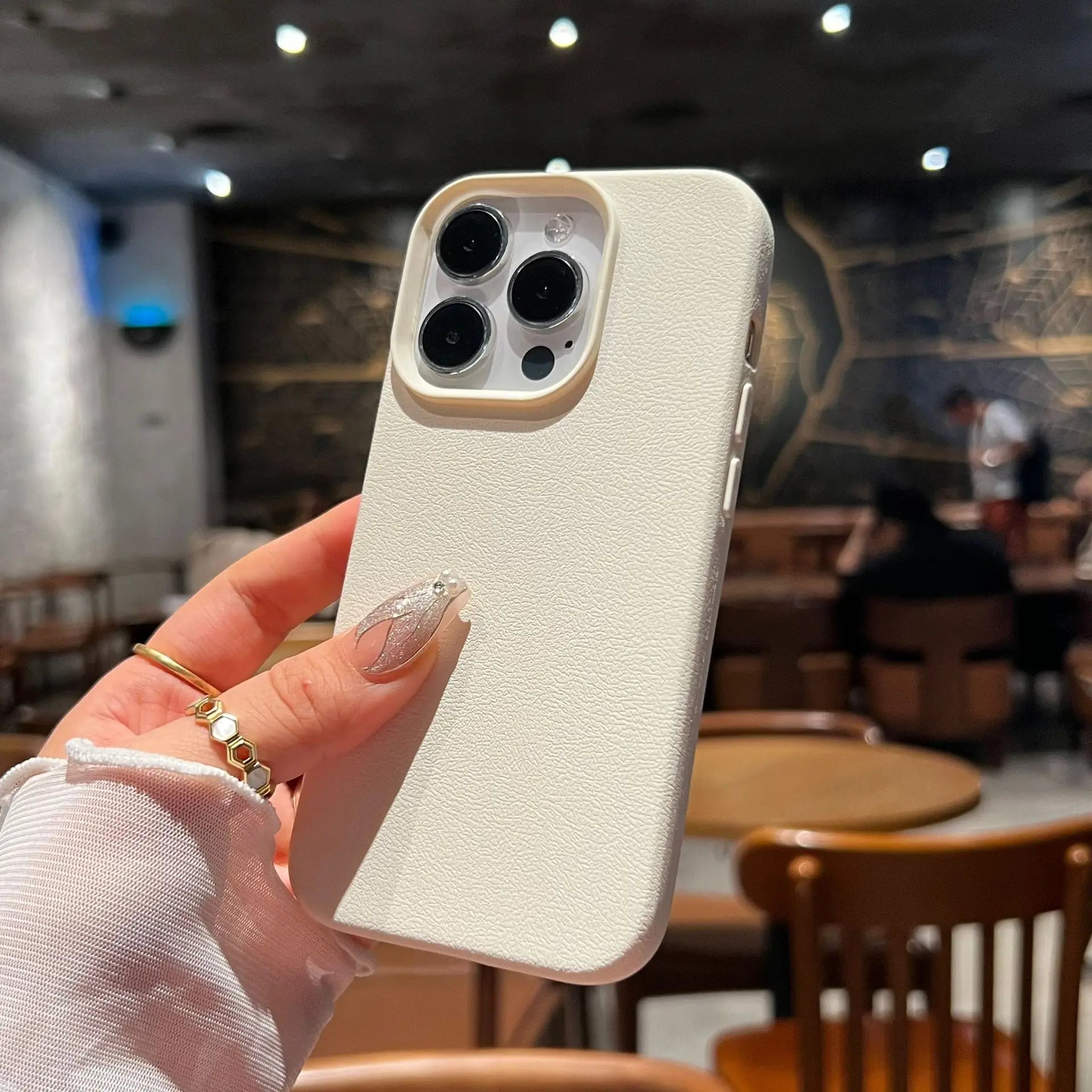 Soft Litchi Leather Pattern Case