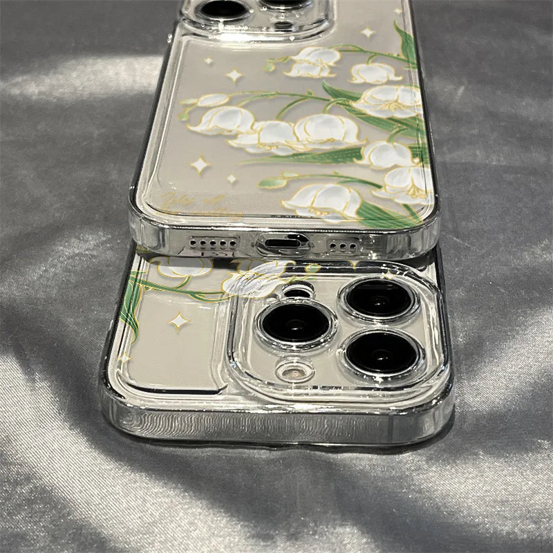 Aesthetic Flower Clear Case
