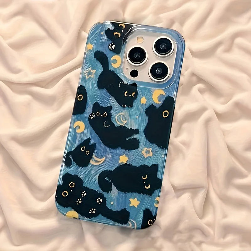 Moon Start Cat Silicone Case