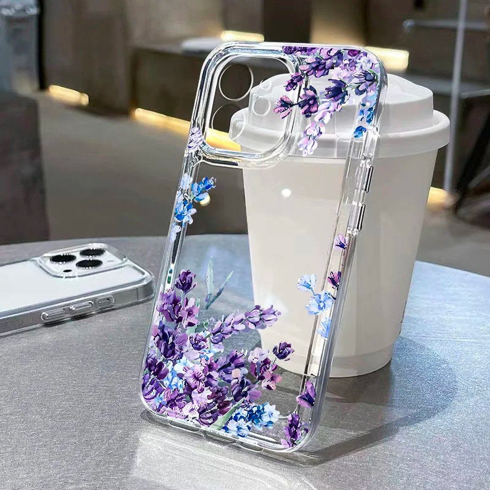 Floral Clear Silicone Case