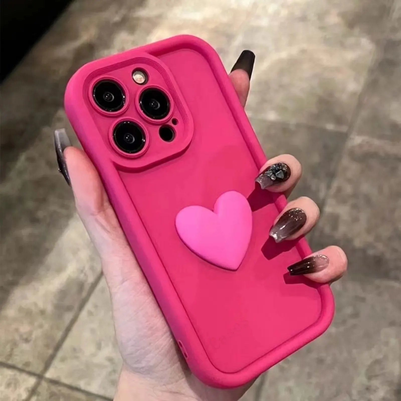 Cute Candy 3D Heart Case