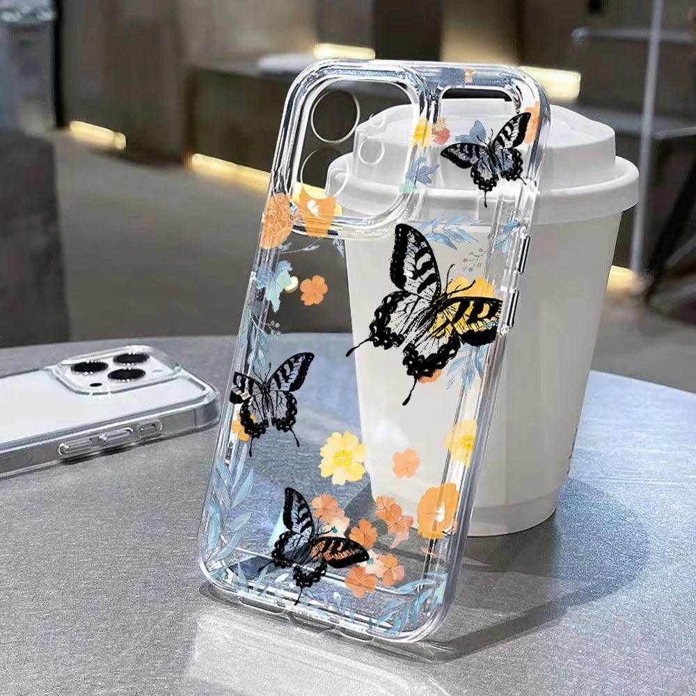 Aesthetic Flower Clear Case