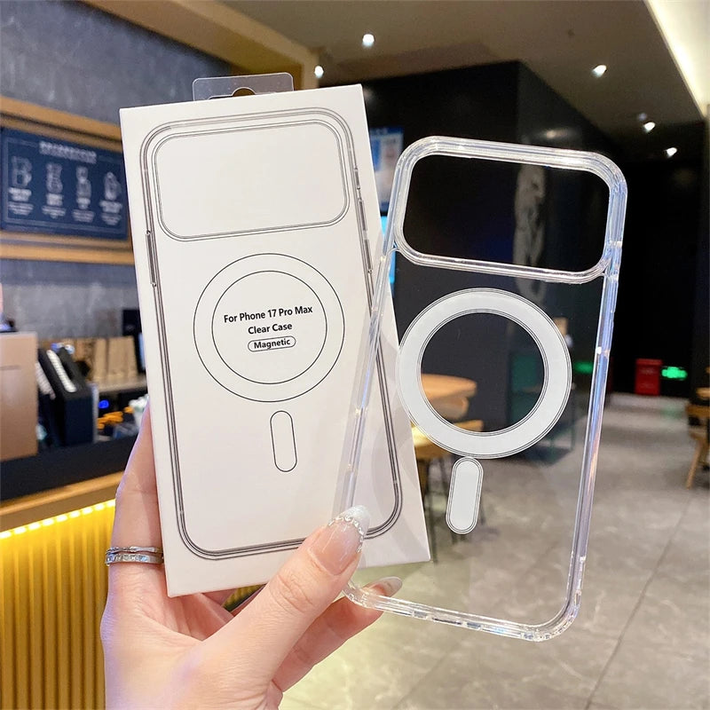 Transparent MagSafe Hard Case