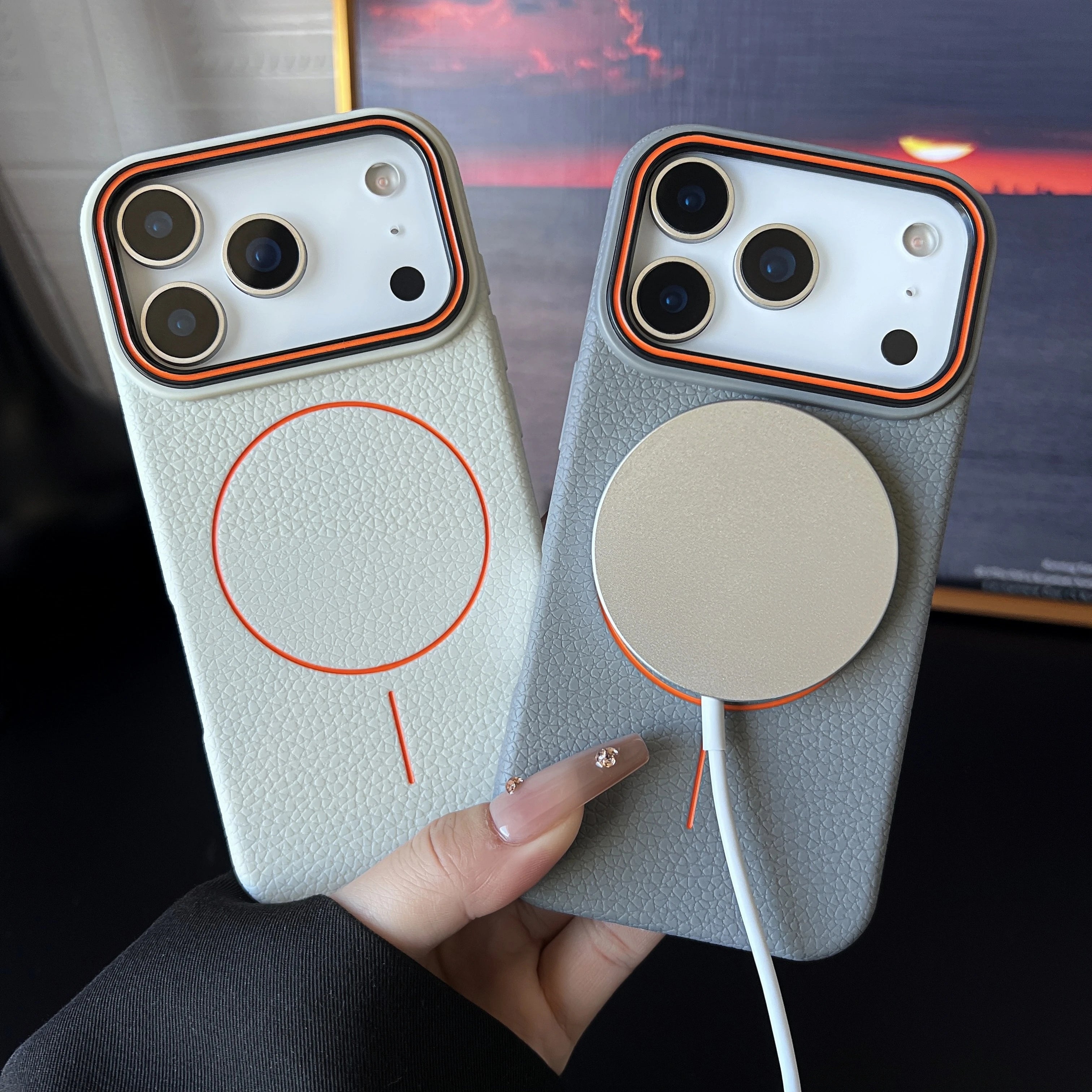 Frosted Lichee Mag Case