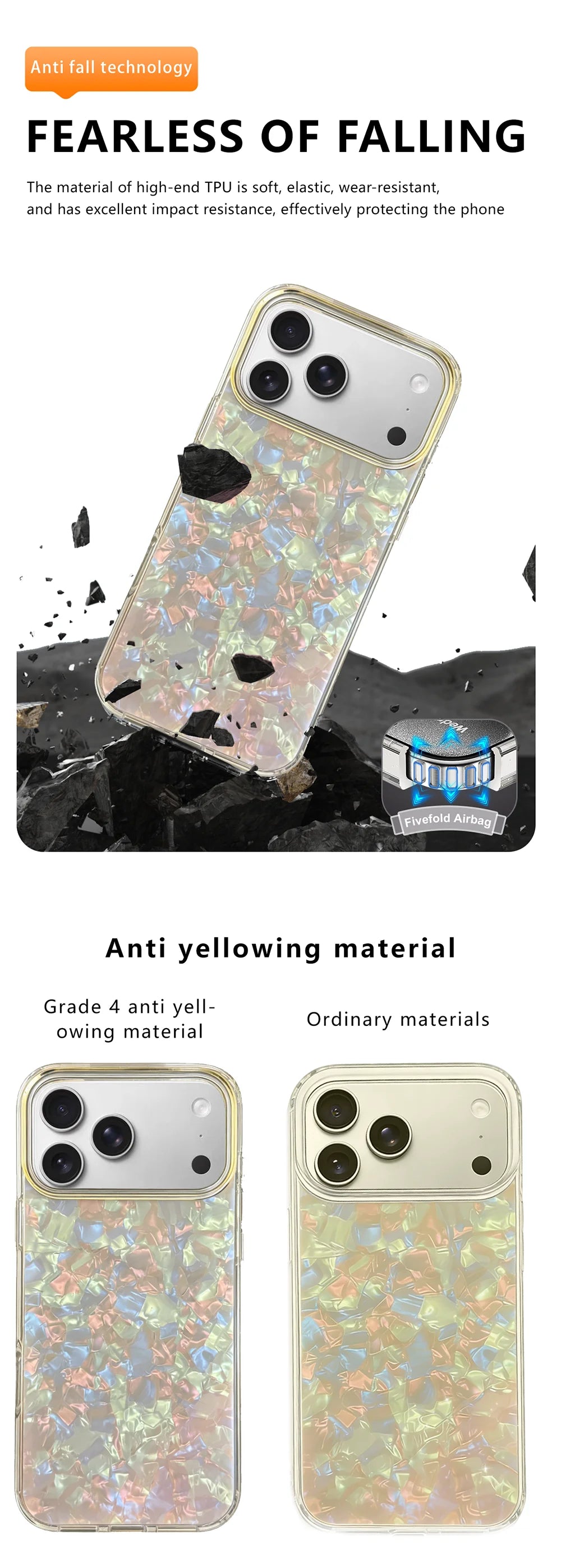 Luxury Shell Pattern Case
