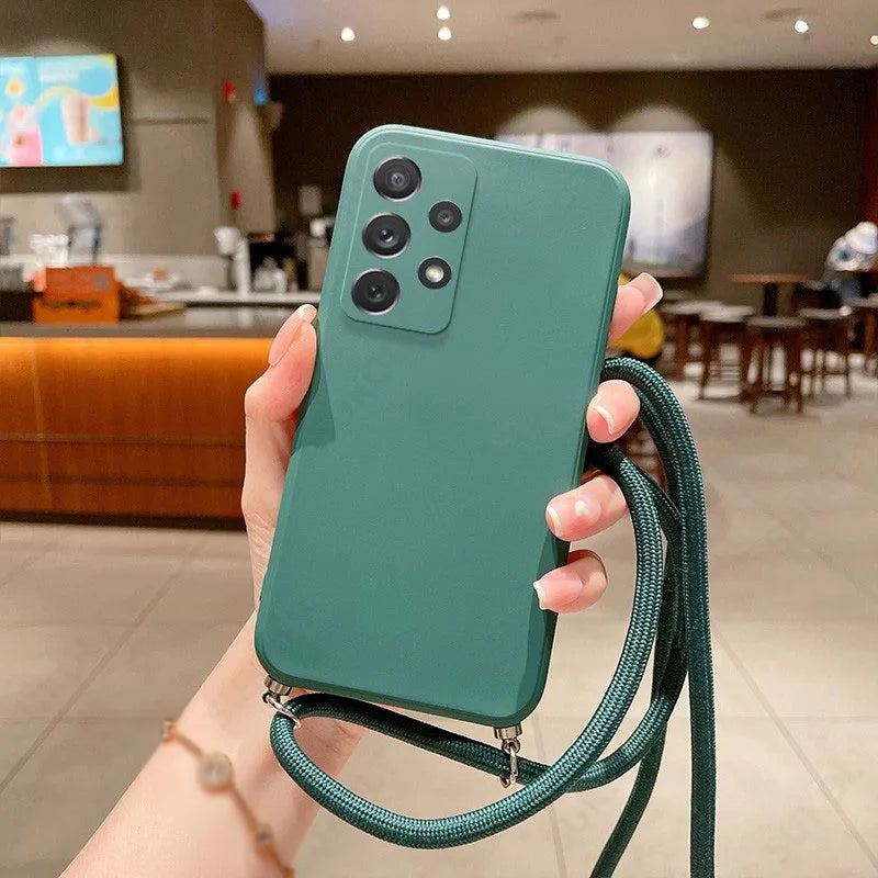 Crossbody Lanyard Galaxy Case