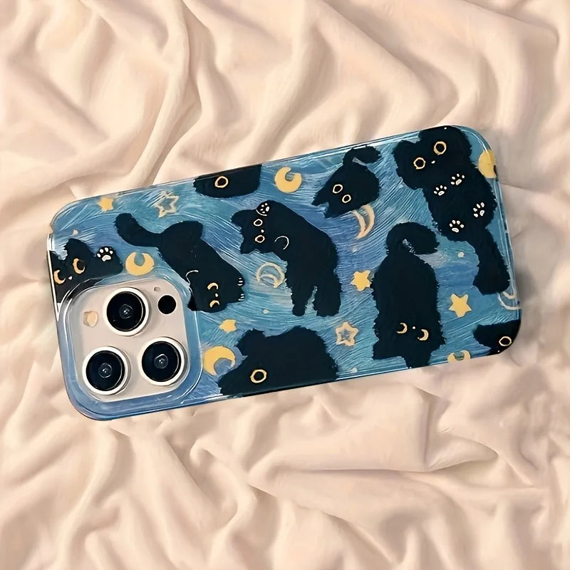 Moon Start Cat Silicone Case