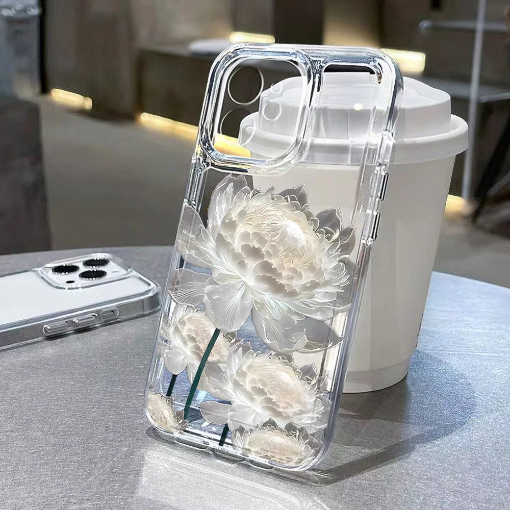 Aesthetic Flower Clear Case