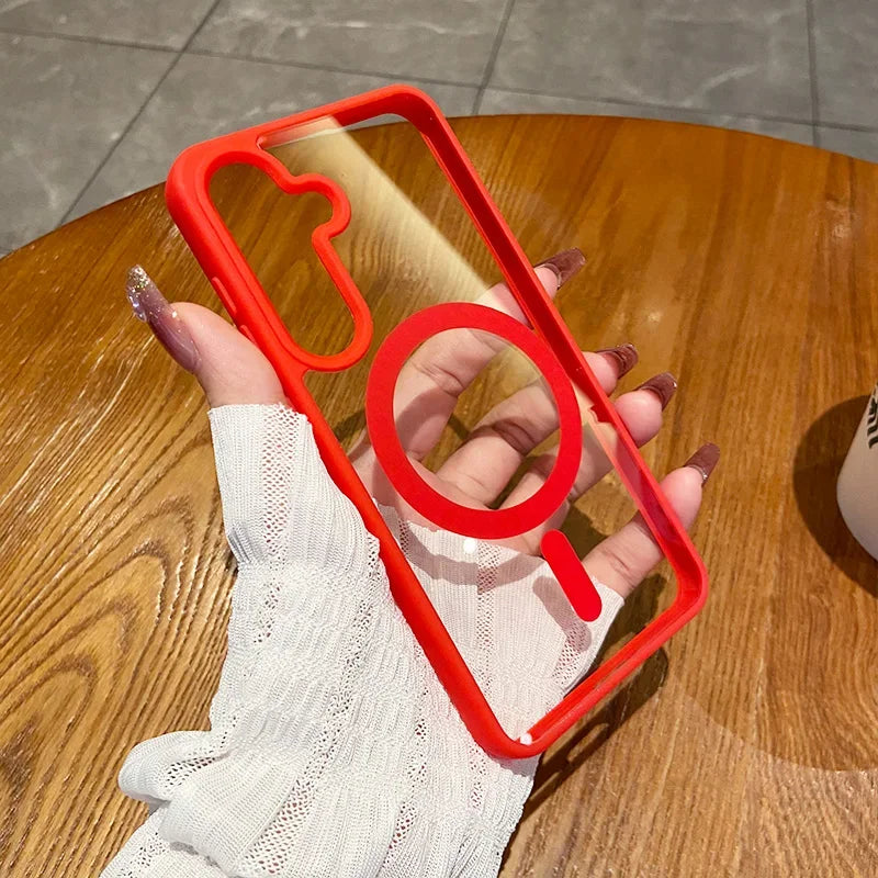 Premium Clear Galaxy Case