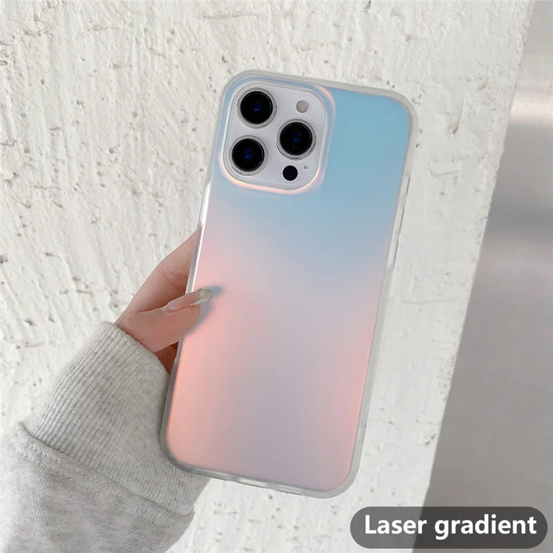 Frosted Laser Gradient Case