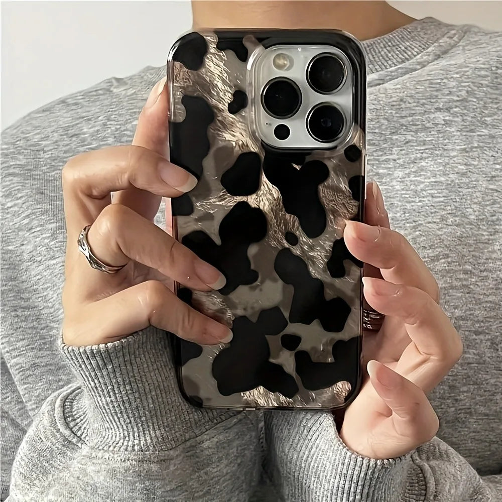 Glossy Cow Print Case