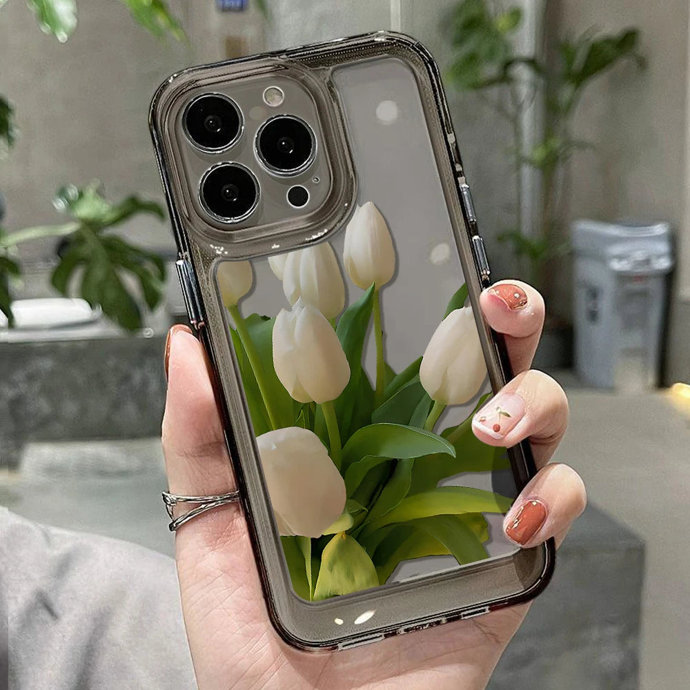Tulip Bloom Clear Case