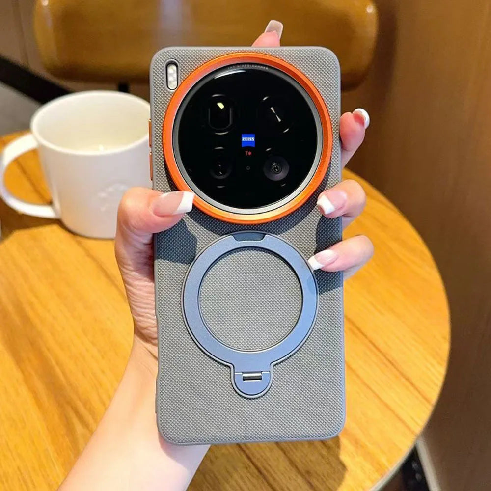 Magnetic Diamond Texture Ring Case