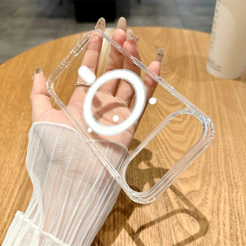 Transparent MagSafe Hard Case