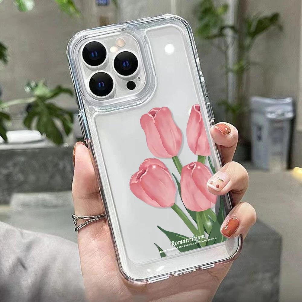Tulip Bloom Clear Case
