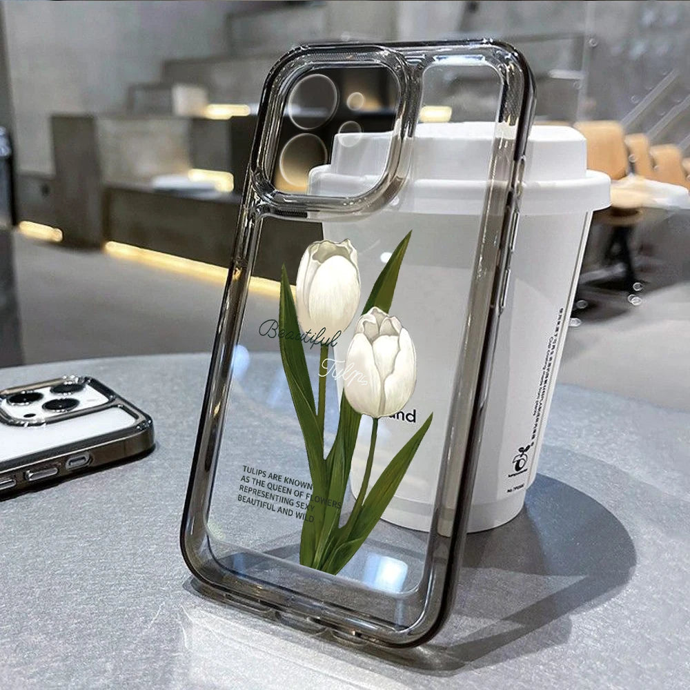 Tulip Bloom Clear Case